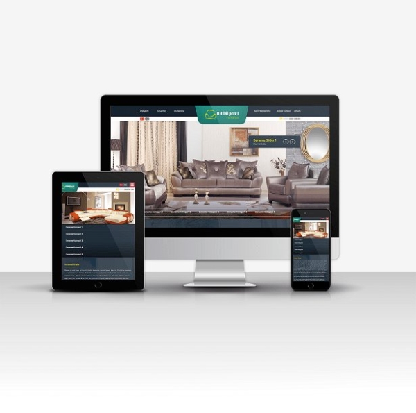 Professional Furniture Company Website Script V1 Bilingual - Mobile Responsive PHP Software