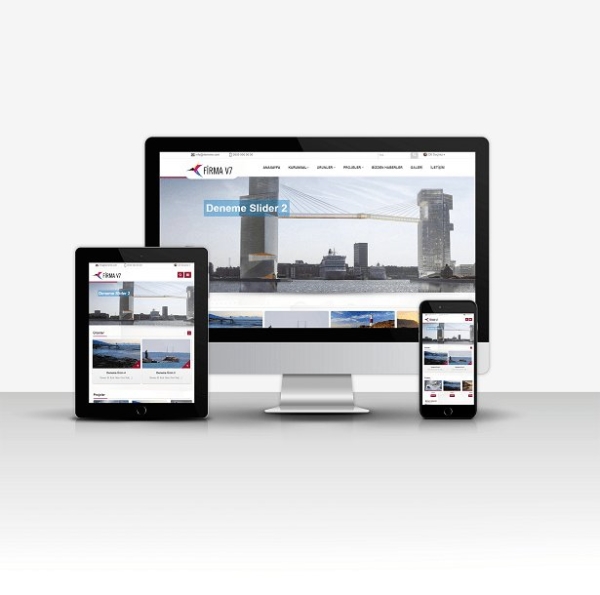 Premium Corporate Company Website Script V7 - Mobile Responsive PHP Software